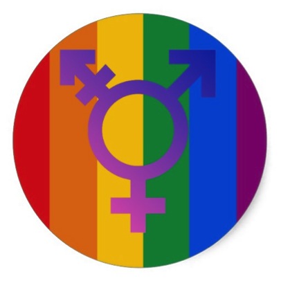 Trans rainbow logo
